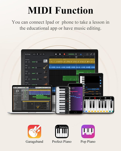 Eastar Ep-10 Piano Digital Digital Plotable 88 Teclado Semi