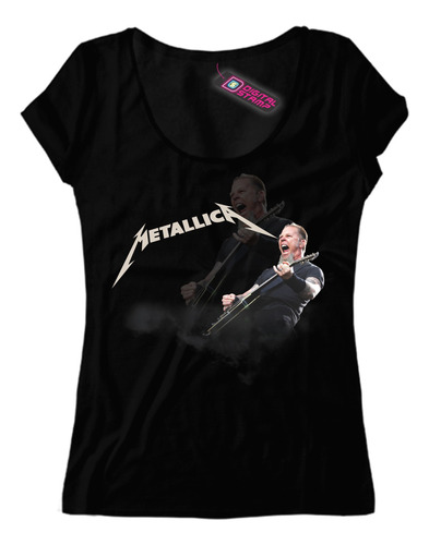 Remera Mujer Metallica James Hetfield Rp235 Dtg Premium