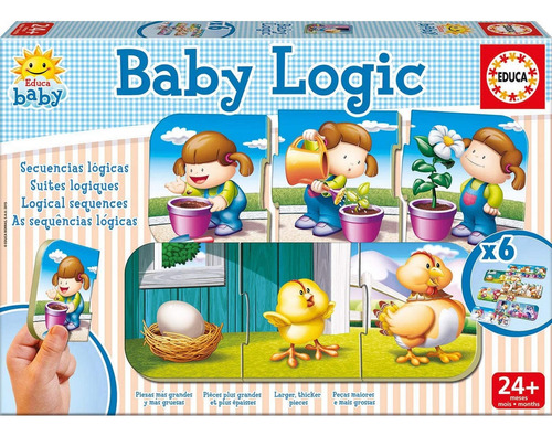 Baby Logic - Secuencias Lógicas Educa Baby Ploppy 715019