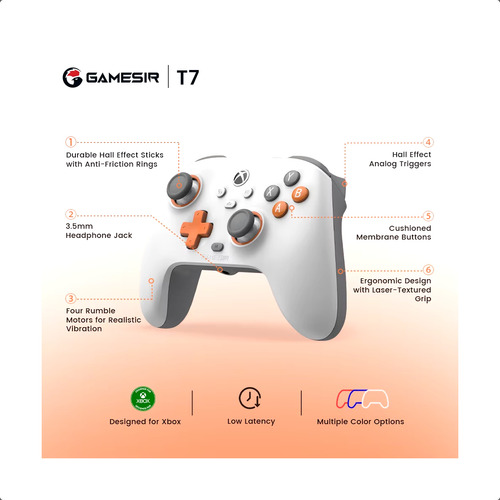Gamesir T7 Joystick Mando Alámbrico Para Xbox Series One Pc
