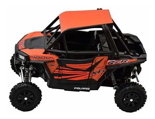 Vehículo Modelo A Escala 1-18 Polaris Rzr Xp Atv Naranja