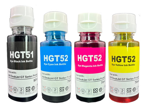 Kit 4x Tintas Compatível Com Hp Ink Tank 410 416 515 Gt 5822