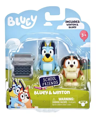 Bluey Set 2 Figuras Bluey Y Winston Amigos 2022