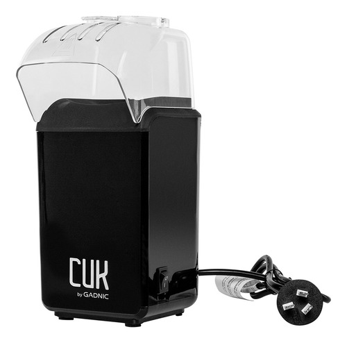Imagen 6 de 10 de Pochoclera Negra Gadnic Aire Caliente 1200 W - Poch0001