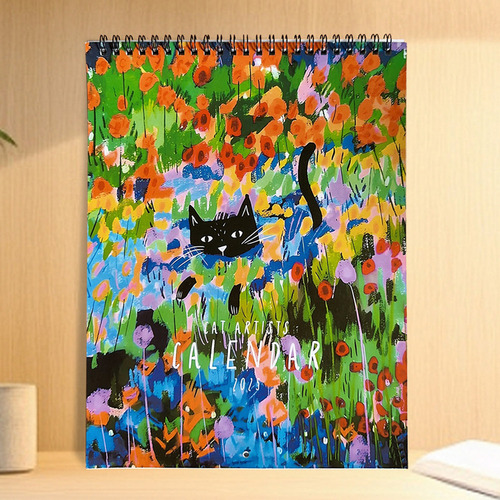 Nuevo Calendario De Pared Para Gatos 2025, Calendario