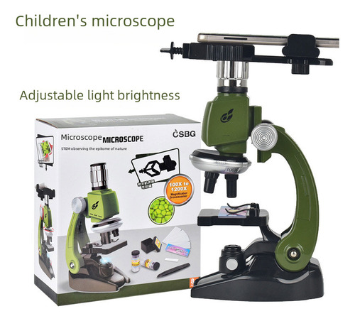 Microscopio Biológico Infantil Con Soporte Para Celular
