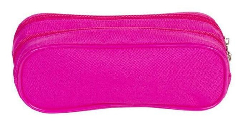 Estojo 2 Compartimentos Sestini Y Pink - 06600500 Cor Rosa Liso