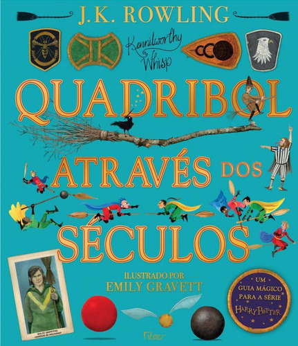 Livro Quadribol Através Dos Séculos ( Capa Dura - Ilustrado)