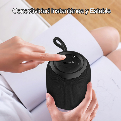 Bocina Inalámbrica Bt5.3 7h Gran Audio Lector Microsd Y Usb Negro