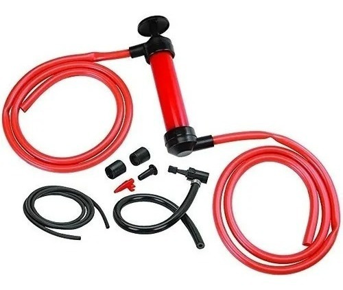 Imagen 2 de 6 de Trasvasador Liquido + Inflador 2 En 1 Bomba Extractor Nafta