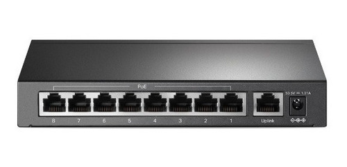 Switch Tp-link Fast Ethernet Tl-sf1009p, 9 Puertos 1.8 Gbit