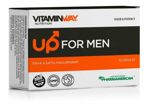 Suplemento Dietario Up For Men Vitamin Way X 30 Capsulas