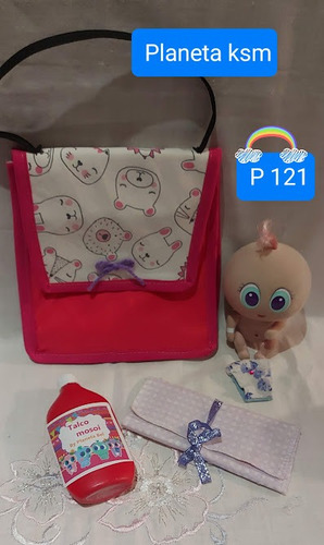 Bolso Pañalero Kasimerito C/cambiador Pañal Planeta Bel P121
