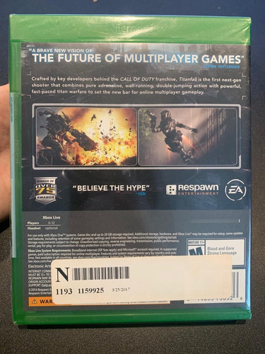Titanfall Xbox One Nuevo (Usado)