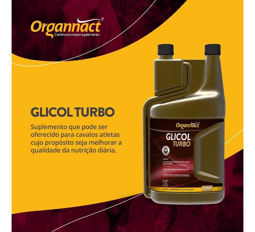 Glicol Turbo 1,5 Litro + Hemo Turbo 1 Litro - Organnact