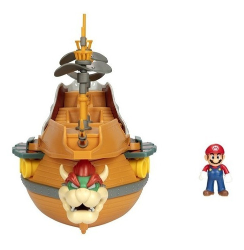 Nave De Bowser Super Barco Mario Bros Nintendo Original