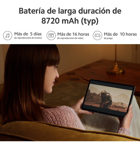 Imagen 6 de 9 de Tabletas Xiaomi Pad 5 11 256 Gb Wqhd+120hz 2k 8720mah 6gb