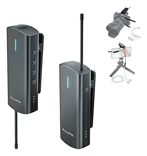 Alilong Uhf - Sistema De Micrófono De Solapa Inalámbrico Lav