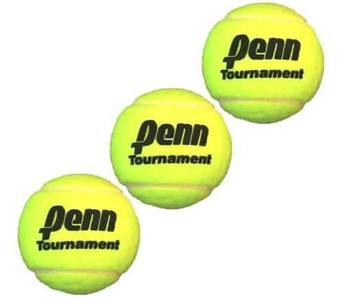 Imagen 1 de 5 de Pelota Tenis Penn Tournament Pro X3 All Court Profesional 