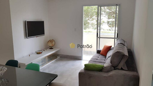 Apartamento Com 2 Dormitórios À Venda, 62 M² Por R$ 370.000 - Vila Caminho Do Mar - São Bernardo Do Campo/sp - Ap3122