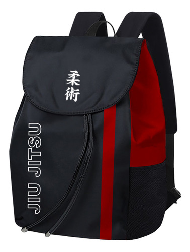 Mochila Jiu Jitsu Brasileiro Arte Marcial Suave Cores Faixa