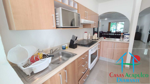 Cad Diamante Lakes Rubí 202. Terraza Con Vista A La Alberca Y Jardines