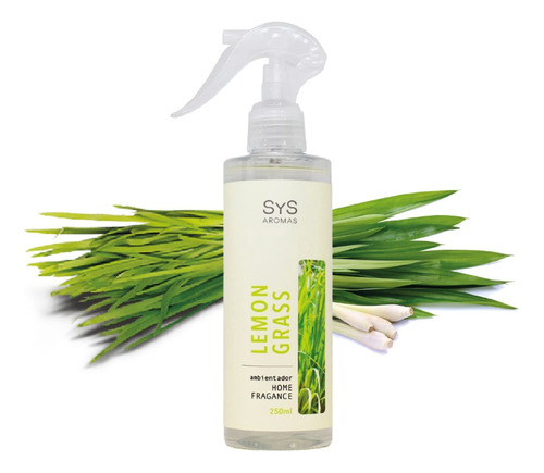 Sys Aromas Aromatizador Home Fragance Aromas Naturales 250ml Color Lemongrass