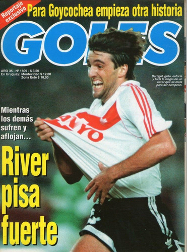 Revista Goles Nro. 1809 * 8-3-1994 * River Plate