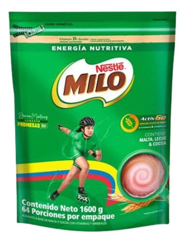 Nestlé Milo Bebida En Polvo Sabor A C - Kg a $69500