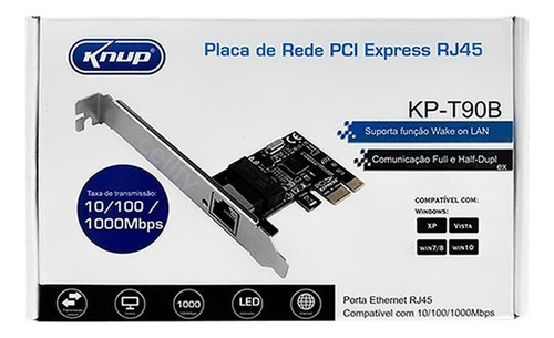 Tarjeta De Red Pci Express Rj45 Con Función Wake On Lan De