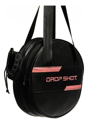 Bolsa Drop Shot Bassan 2.2 para pádel y tenis de playa, color negro