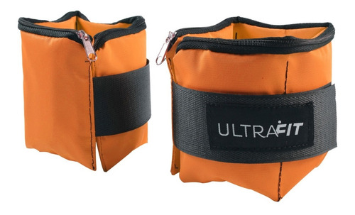 Imagen 7 de 8 de Tobilleras Ultrafit De 1 Kg C/u Regulable Relleno Granalla