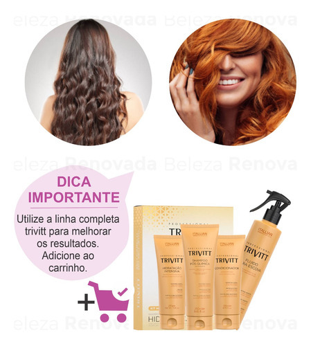 Shampoo Pós-química Uso Frequente Trivitt 250ml Original