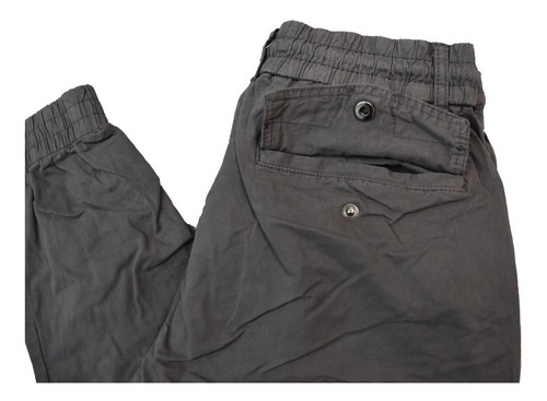 Imagen 8 de 8 de Pantalones Hombre Cargo Gabardina Jogger Bolsillos Casuales