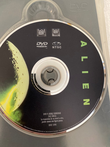 Dvd Alien El Octavo Pasajero Sigourney Weaver Ridley Scott (Usado)