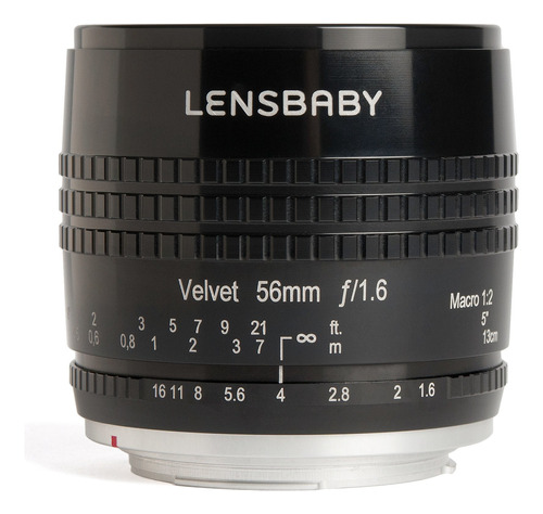 Lensbaby Lb-v56bm  Velvet 56  Lente Para Micro Camara Cuatro