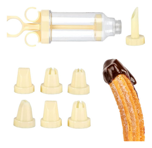 Jeringa Para Churros Kit 7 Piezas Precisión Repostería Pro