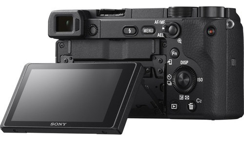 Kit de cámara sin espejo Sony A6400 con lente Ii de 16-50 mm sin interés, color negro