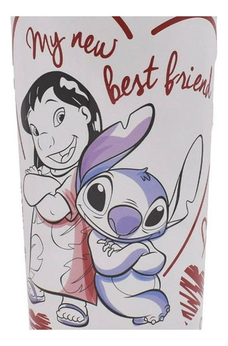 Disney Termo Lilo Y Stitch De Acero Inoxidable.