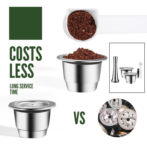 Cápsulas De Café Reutilizables Espresso Juego 2 Cápsulas