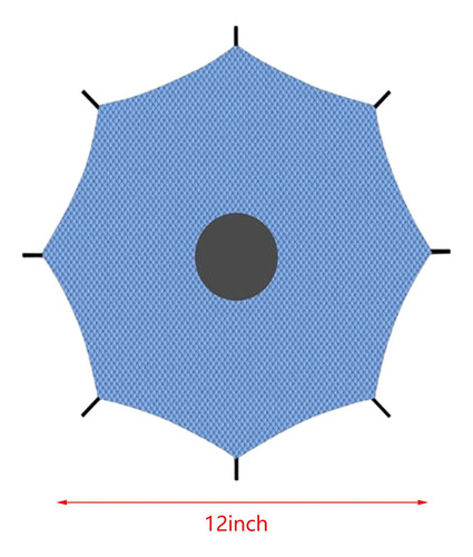 Cubierta De Sombra Para Trampolín, Toldo Para 12 Pies