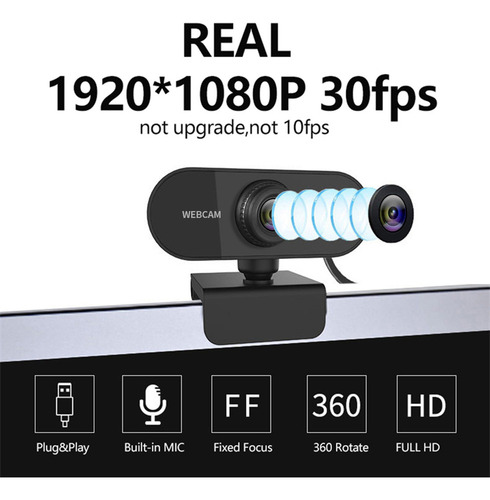 L Cámara Web Hd De 1080p Con Micrófono Con Reducción De