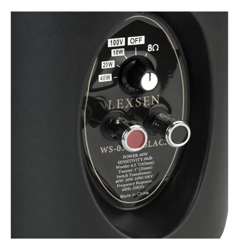 Caja Acustica Lexsen Ws0506t Negro