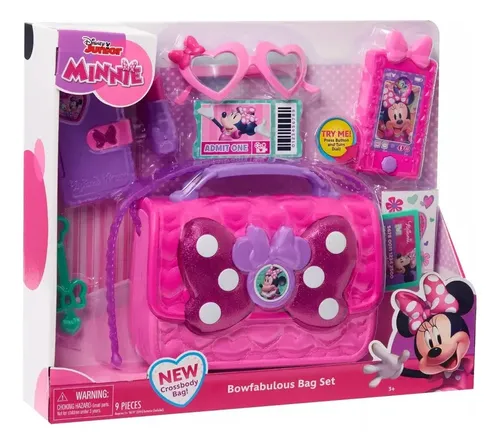 Bolsa de brinquedo Minnie Mouse com acessórios | MercadoLivre
