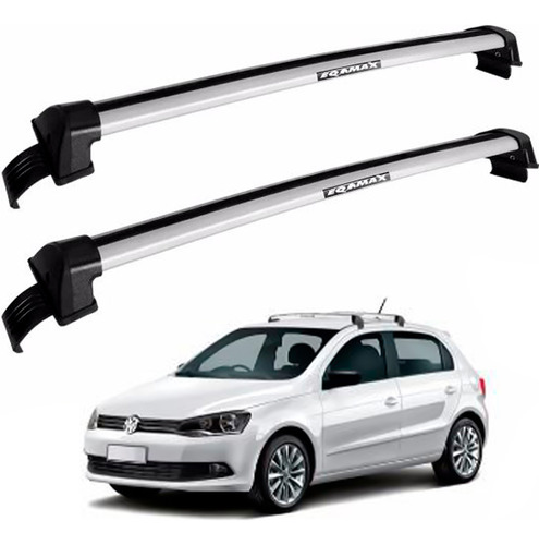 Barras De Techo Eqmax New Wave Volkswagen Gol 2012+ Gris