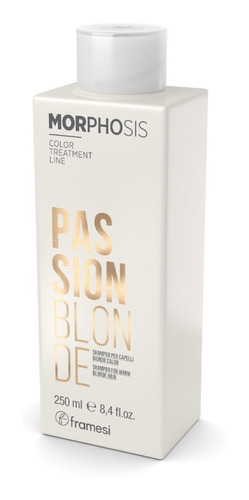 Shampoo Framesi Pasion Blonde Para Rubios 250 Ml