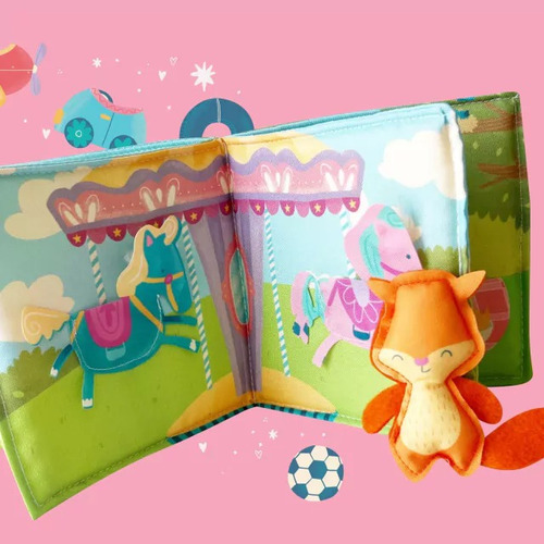 Libro Sensorial Didáctico De Tela A Jugar Para Niños