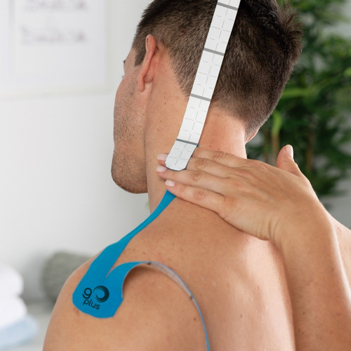 Cinta Kinesiológica Azul Go Plus 1m Pre-cortada