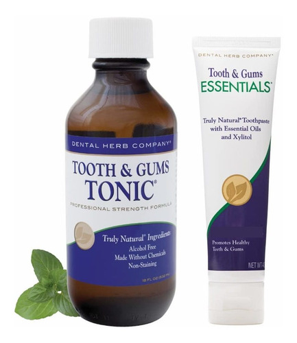 Dental Herb Company - Tnico De Dientes Y Encas (18 Oz.) Kit 