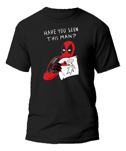 Remera 100% Algodón Deadpool 